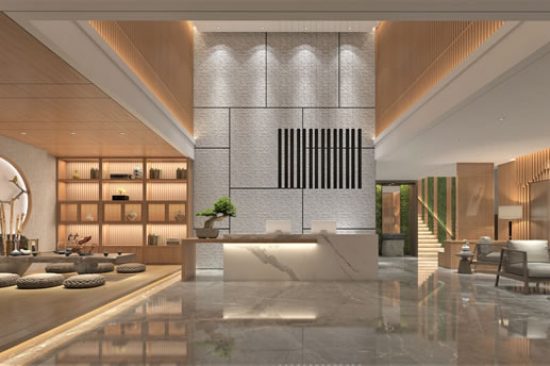 hotel-lobby-3 hotel lobby and reception desk